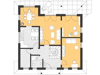 Massivhaus Villa Ravenna von ROTH MASSIVHAUS, Stadtvilla Grundriss 2