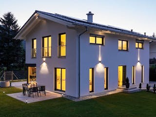 Fertighaus Vitalhaus Aschau von Regnauer Hausbau, Außenansicht 1