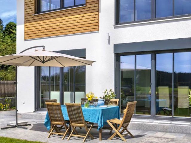 Fertighaus Vitalhaus Glonn von Regnauer Hausbau Schlüsselfertig ab 593195€,  Außenansicht 1