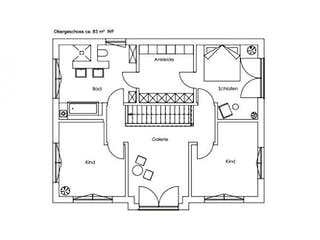 Fertighaus Vitalhaus Glonn von Regnauer Hausbau Schlüsselfertig ab 593195€, Grundriss 1