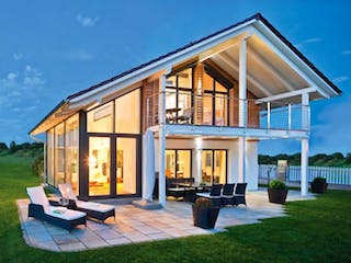 Fertighaus Vitalhaus Seehausen von Regnauer Hausbau Schlüsselfertig ab 568485€, Außenansicht 3