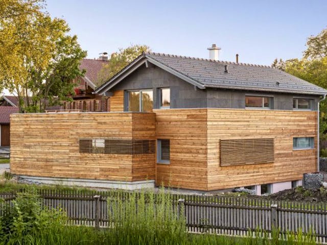 Fertighaus Vitalhaus Waakirchen von Regnauer Hausbau Schlüsselfertig ab 619130€,  Außenansicht 1