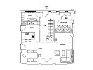 Fertighaus Vitalhaus Zorneding von Regnauer Hausbau Schlüsselfertig ab 563850€,  Grundriss 2
