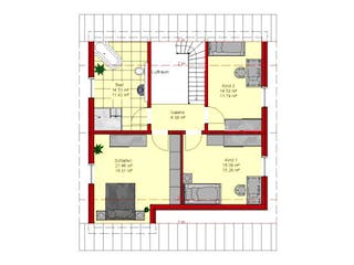 Massivhaus Würzburg 137 von PRO-IM Neo,  Grundriss 2