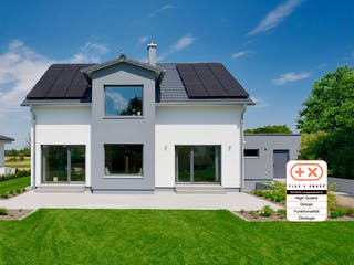 Fertighaus MH LIFE von Fertighaus WEISS Schlüsselfertig ab 428058€, Satteldach-Klassiker Außenansicht 4