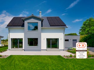 Fertighaus MH LIFE von Fertighaus WEISS Schlüsselfertig ab 445180€, Satteldach-Klassiker Außenansicht 4