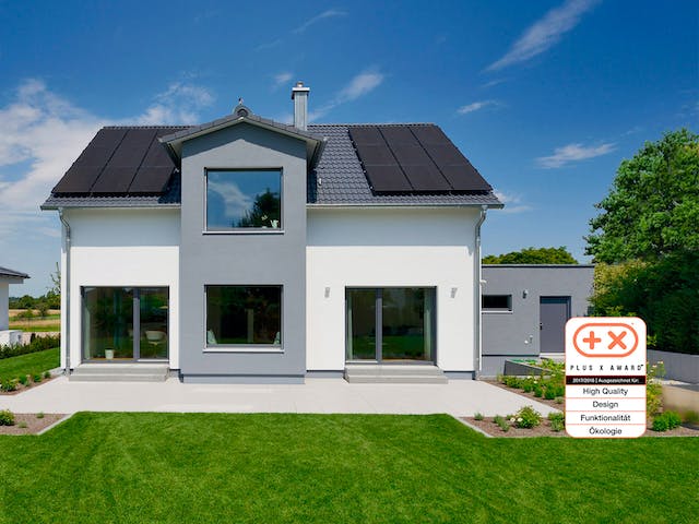 Fertighaus MH LIFE von WEISS Holzhaus Schlüsselfertig ab 418844€, Satteldach-Klassiker Außenansicht 4