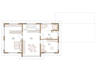 Fertighaus MH STYLE von Fertighaus WEISS Schlüsselfertig ab 647739€, Pultdachhaus Grundriss 2