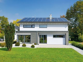 Fertighaus MH Ulm von Fertighaus WEISS Schlüsselfertig ab 531852€, Satteldach-Klassiker Außenansicht 2