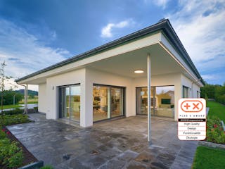 Fertighaus MH VITA von Fertighaus WEISS Schlüsselfertig ab 705007€, Bungalow Außenansicht 3
