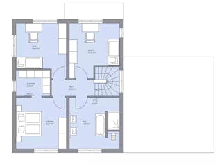Massivhaus Haus Junghans von Projektbau Mutter, Satteldach-Klassiker Grundriss 2
