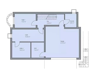 Massivhaus Haus Philipp von Projektbau Mutter, Satteldach-Klassiker Grundriss 3
