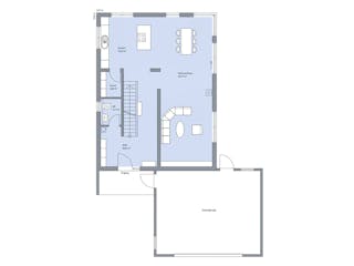 Massivhaus Haus Zimdal von Projektbau Mutter, Satteldach-Klassiker Grundriss 1