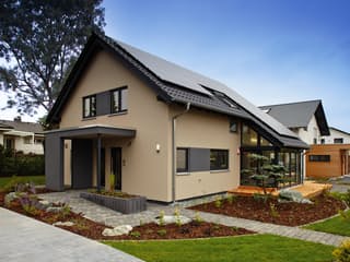 Fertighaus MH Wuppertal - NEO 312 von FingerHaus Schlüsselfertig ab 421630€, Satteldach-Klassiker Außenansicht 1