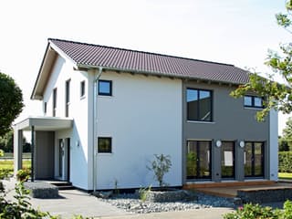 Fertighaus MH Hannover - NEO 300 von FingerHaus Schlüsselfertig ab 423200€, Satteldach-Klassiker Außenansicht 4