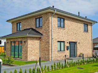 Massivhaus Schinkel von Nissen Massivhaus, Stadtvilla Außenansicht 2