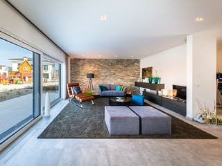 Fertighaus Musterhaus Günzburg von OKAL Haus Schlüsselfertig ab 664900€, Satteldach-Klassiker Innenansicht 1