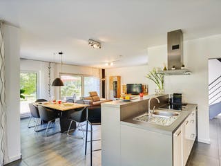 Fertighaus Musterhaus Mannheim von OKAL Haus Schlüsselfertig ab 432900€, Satteldach-Klassiker Innenansicht 1