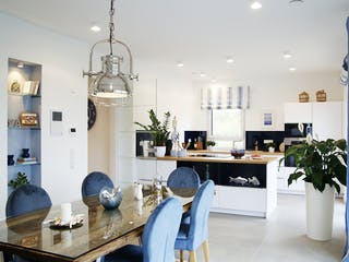 Fertighaus Musterhaus Werder von OKAL Haus Schlüsselfertig ab 527900€, Satteldach-Klassiker Innenansicht 1