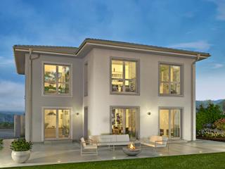 Fertighaus Stadtvilla 23 von OKAL Haus Schlüsselfertig ab 518900€, Stadtvilla Außenansicht 2