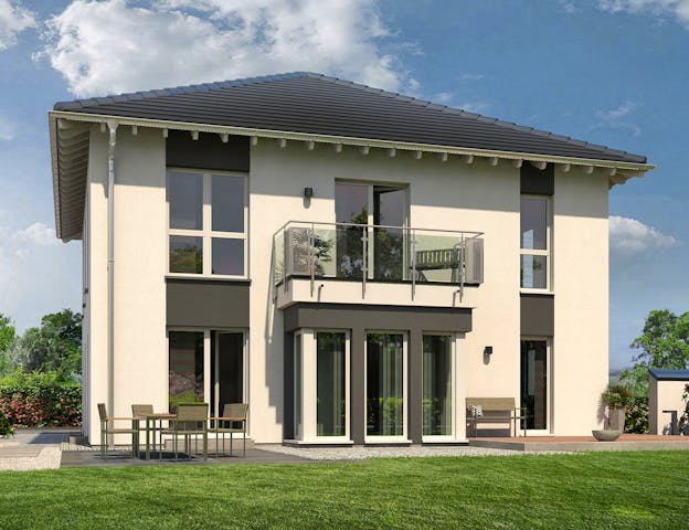 Zweifamilienhaus Stadtvilla mit Walmdach