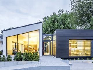 Fertighaus open - MH Fellbach von LUXHAUS, Bungalow Außenansicht 1