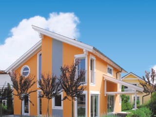 Fertighaus Angula von Fingerhut Haus Schlüsselfertig ab 513436€, Pultdachhaus Außenansicht 1