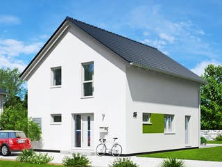 Fertighaus Paris von Fingerhut Haus Schlüsselfertig ab 380058€, Satteldach-Klassiker Außenansicht 2