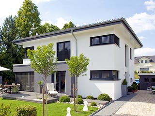 Massivhaus Freiberger von Plan-Concept Massivhaus, Stadtvilla Außenansicht 1