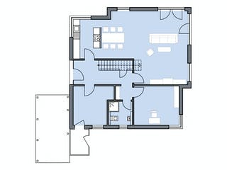 Massivhaus Freiberger von Plan-Concept Massivhaus, Stadtvilla Grundriss 1
