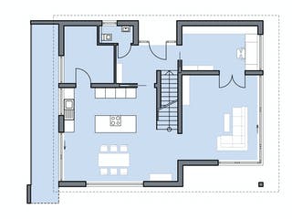 Massivhaus Ohlig von Plan-Concept Massivhaus, Satteldach-Klassiker Grundriss 1