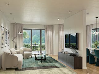 Massivhaus Kopenhagen von P & P Massivhaus Schlüsselfertig ab 338000€, Stadtvilla Innenansicht 1