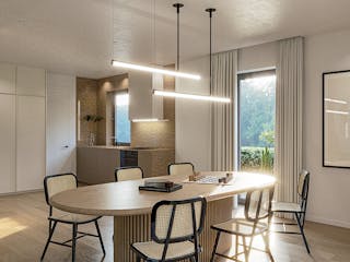 Massivhaus Trento von P & P Massivhaus Schlüsselfertig ab 299000€, Satteldach-Klassiker Innenansicht 2