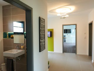 Fertighaus Koblenz von Fingerhut Haus Schlüsselfertig ab 571552€, Satteldach-Klassiker Innenansicht 1