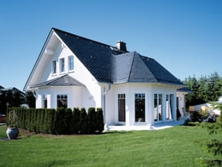 Fertighaus Sentempa von Fingerhut Haus Schlüsselfertig ab 462035€, Satteldach-Klassiker Außenansicht 2