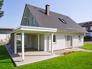 Fertighaus Neunkhausen von Fingerhut Haus Schlüsselfertig ab 445985€, Satteldach-Klassiker Außenansicht 3