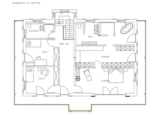 Fertighaus Alois von Regnauer Hausbau, Satteldach-Klassiker Grundriss 2
