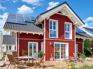 Blockhaus Oedheim von Rems-Murr-Holzhaus Ausbauhaus ab 300579€, Blockhaus Außenansicht 1