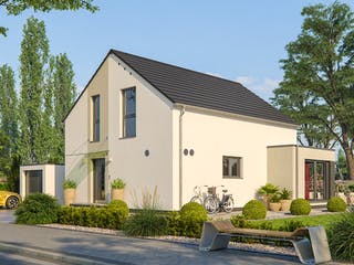 Fertighaus CLOU 119 von RENSCH-HAUS Schlüsselfertig ab 340221€, Satteldach-Klassiker Außenansicht 2