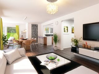 Fertighaus CLOU 119 von RENSCH-HAUS Schlüsselfertig ab 340221€, Satteldach-Klassiker Innenansicht 1