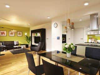 Fertighaus CLOU 123 von RENSCH-HAUS Schlüsselfertig ab 320587€, Satteldach-Klassiker Innenansicht 1