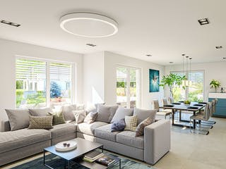 Fertighaus Clou 136.1 von RENSCH-HAUS Schlüsselfertig ab 376000€, Satteldach-Klassiker Innenansicht 1