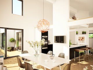 Fertighaus Bungalow Marseille L von RENSCH-HAUS, Bungalow Innenansicht 1