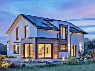 Fertighaus MH Kopenhagen von RENSCH-HAUS, Satteldach-Klassiker Außenansicht 3