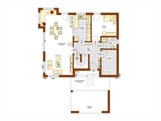 Fertighaus MH Palermo von RENSCH-HAUS, Satteldach-Klassiker Grundriss 1