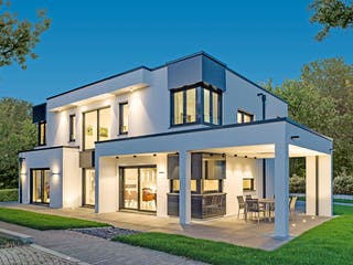 Fertighaus MH San Diego von RENSCH-HAUS, Cubushaus Außenansicht 1