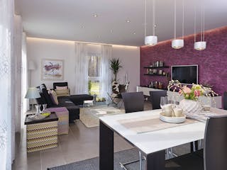Fertighaus Ausstellungshaus Rheinau-Linx generation5.5 200 von WeberHaus Schlüsselfertig ab 410000€, Innenansicht 1