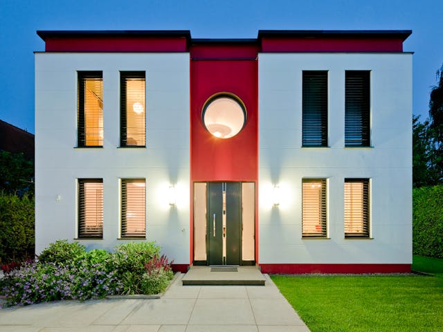 Massivhaus Cubatur 155 von ROTH MASSIVHAUS Schlüsselfertig ab 375300€, Cubushaus Außenansicht 1