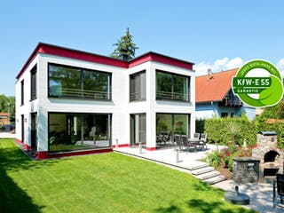 Massivhaus Cubatur 155 von ROTH MASSIVHAUS Schlüsselfertig ab 375300€, Cubushaus Außenansicht 2