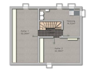 Massivhaus Jasmin von R+S Immobilien Schlüsselfertig ab 455000€, Satteldach-Klassiker Grundriss 3